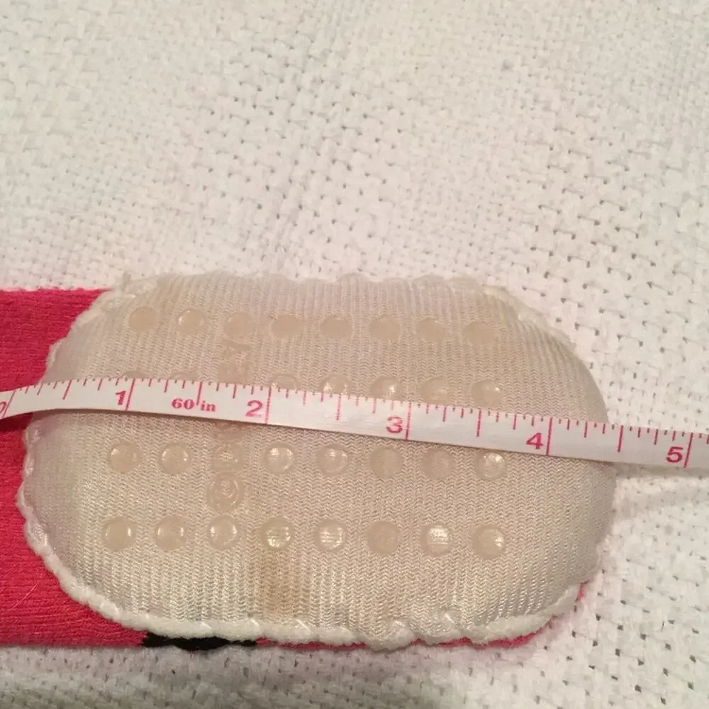 Mini slipper socks with antiskid cushion worn once